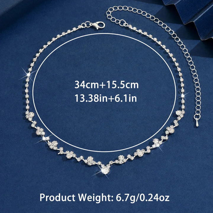 Elegant Huwelijkscollier met Diamanten