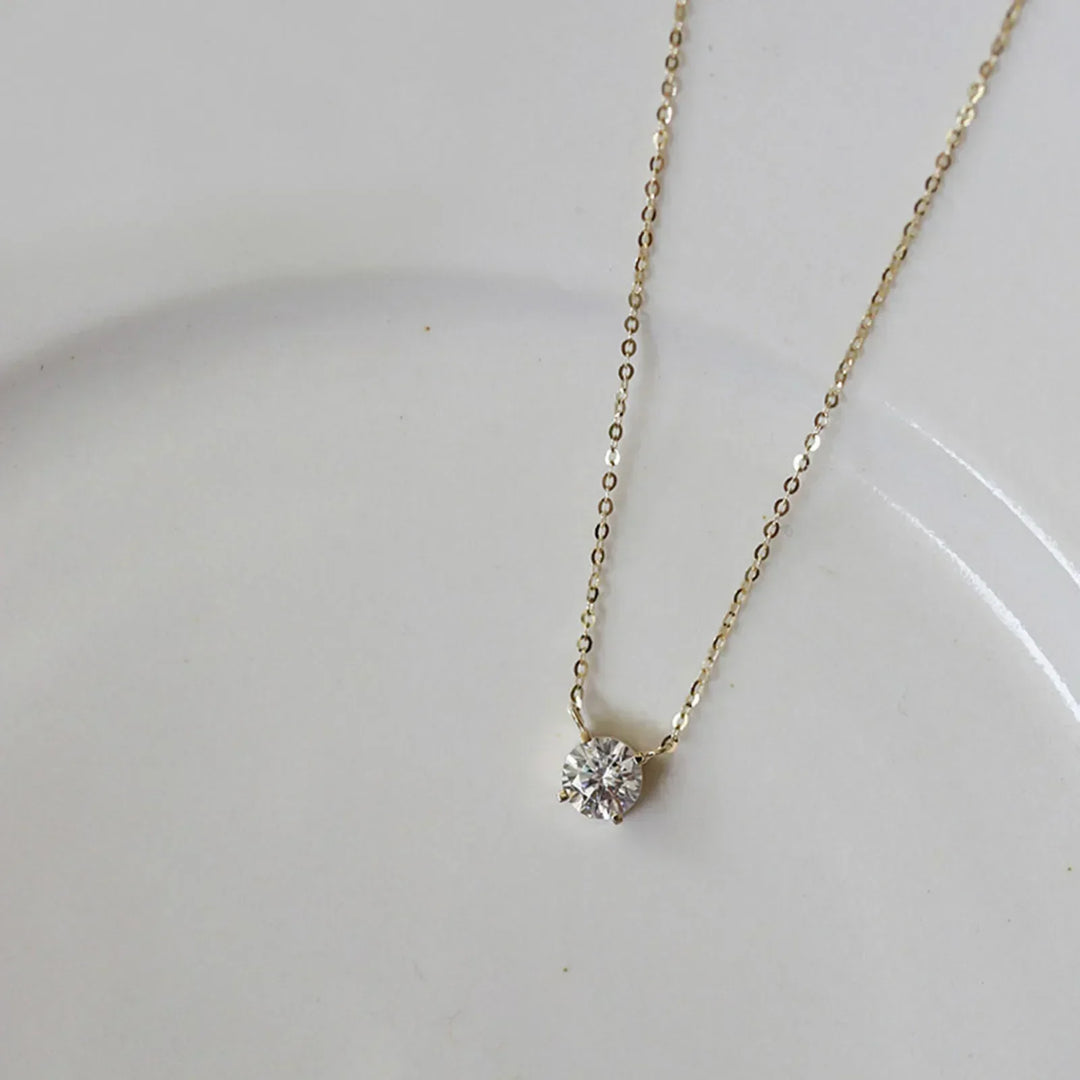 Gouden Plated Collier met Zirkonia's