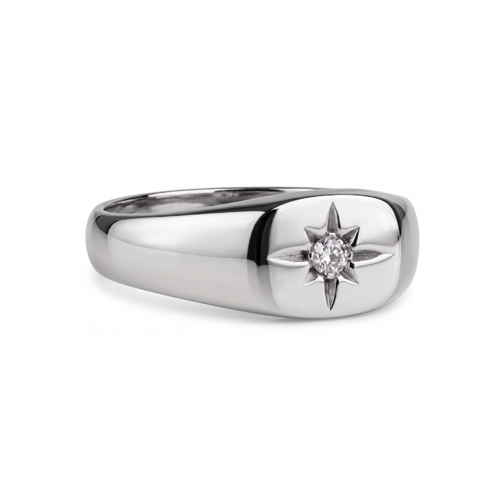 Soren Starcrest Ring | Wit Goud