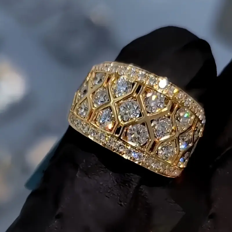 Stralende Gouden Ring met Glans