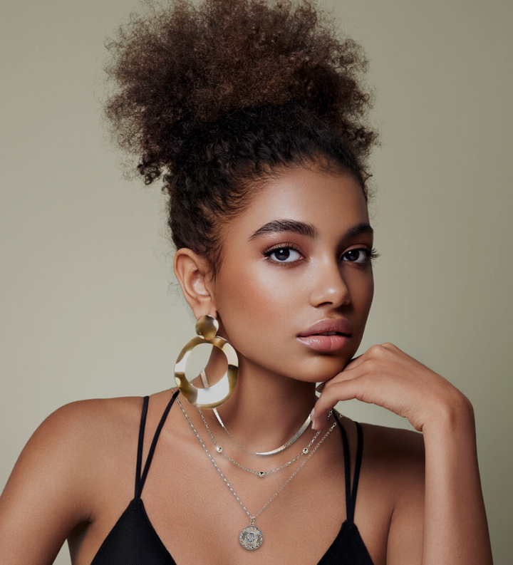 Drie-delig sterling zilver ketting set