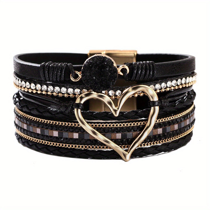 Boho Multilaags Leren Armband