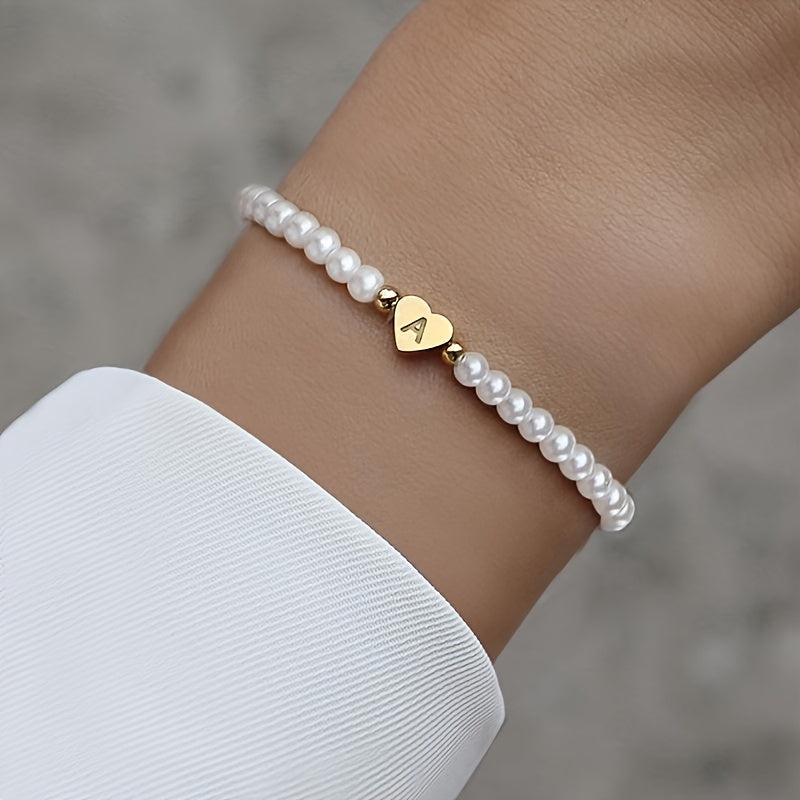 Chique Armband met Hartinitiaal (A–Z)