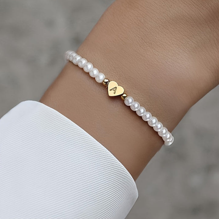 Chique Armband met Hartinitiaal (A–Z)