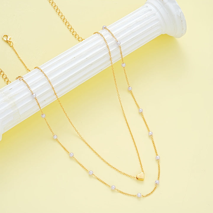 Elegante verfijnde ketting- en armbandset