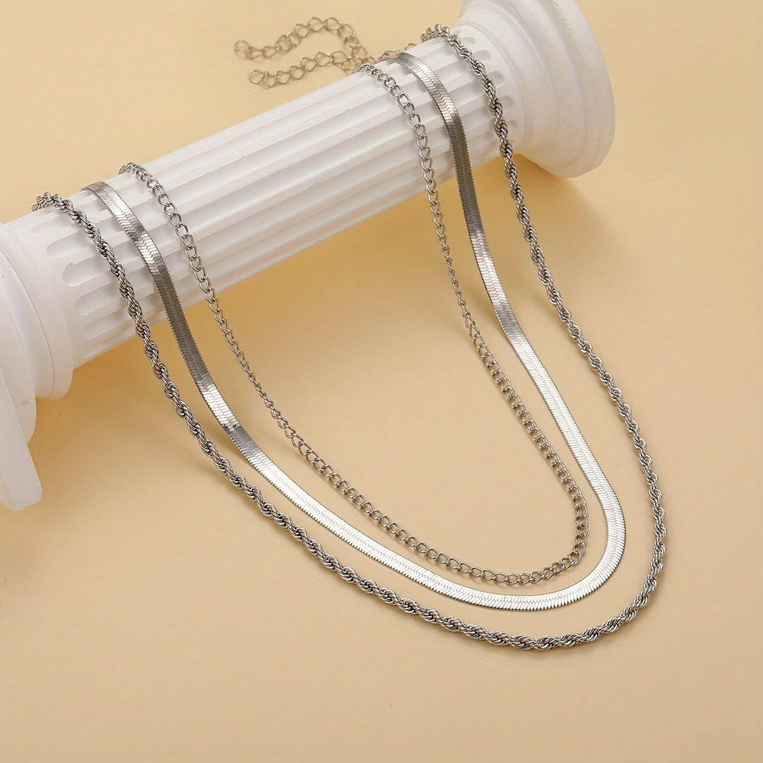 Elegante dubbele gouden halsketting