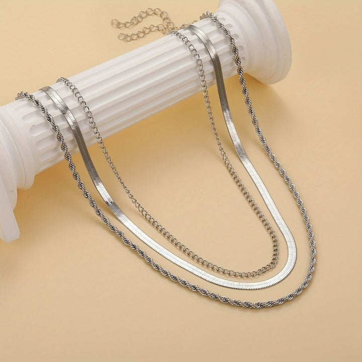 Elegante dubbele gouden halsketting