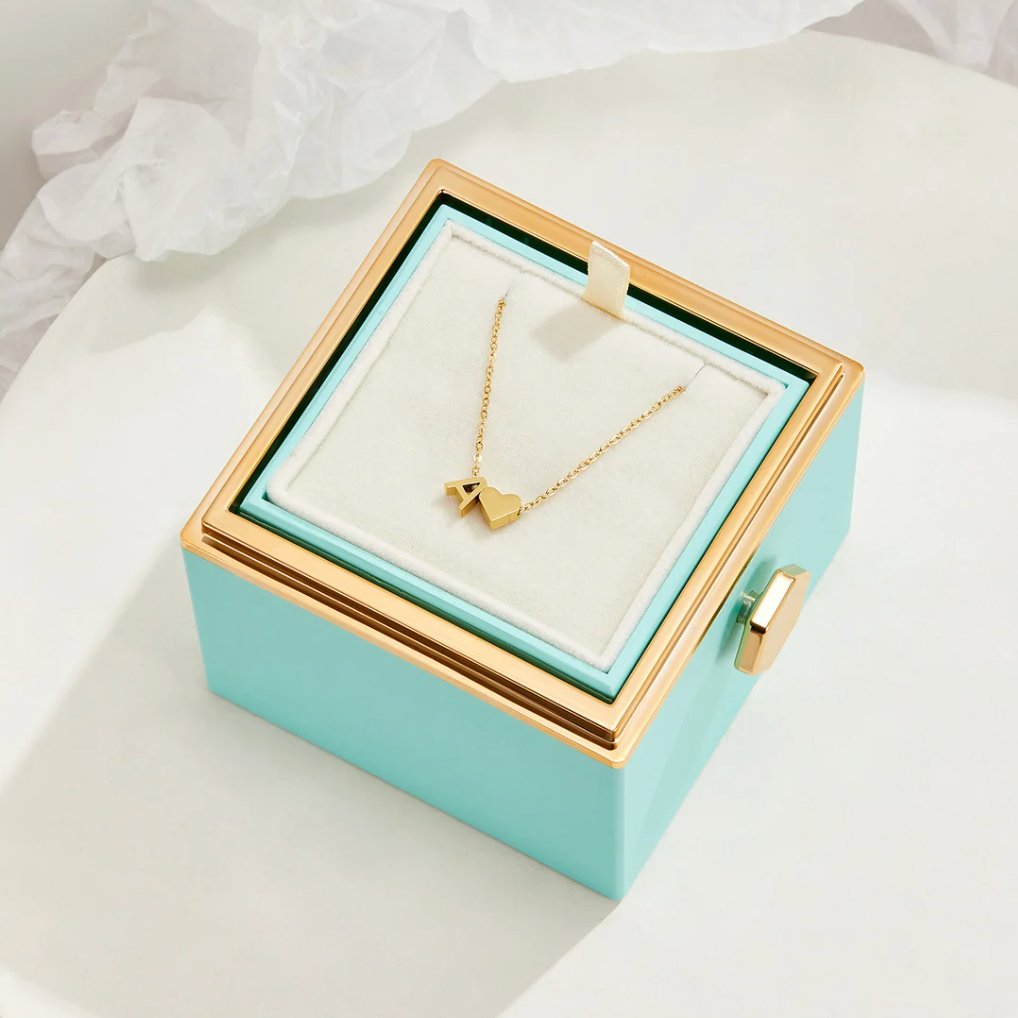 Tijdloos Initiaal Collier met Hart Hanger