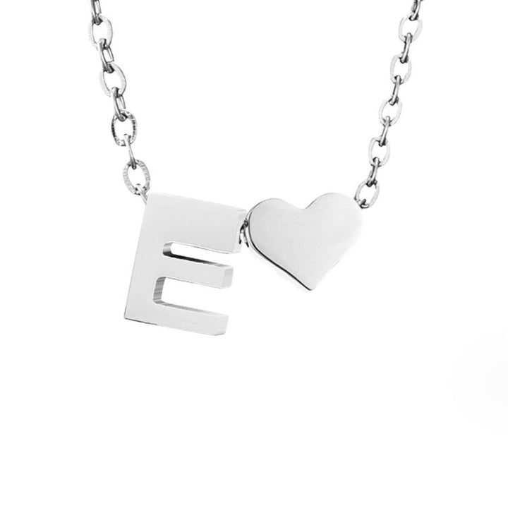 Tijdloos Initiaal Collier met Hart Hanger