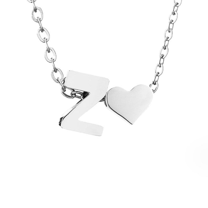 Tijdloos Initiaal Collier met Hart Hanger