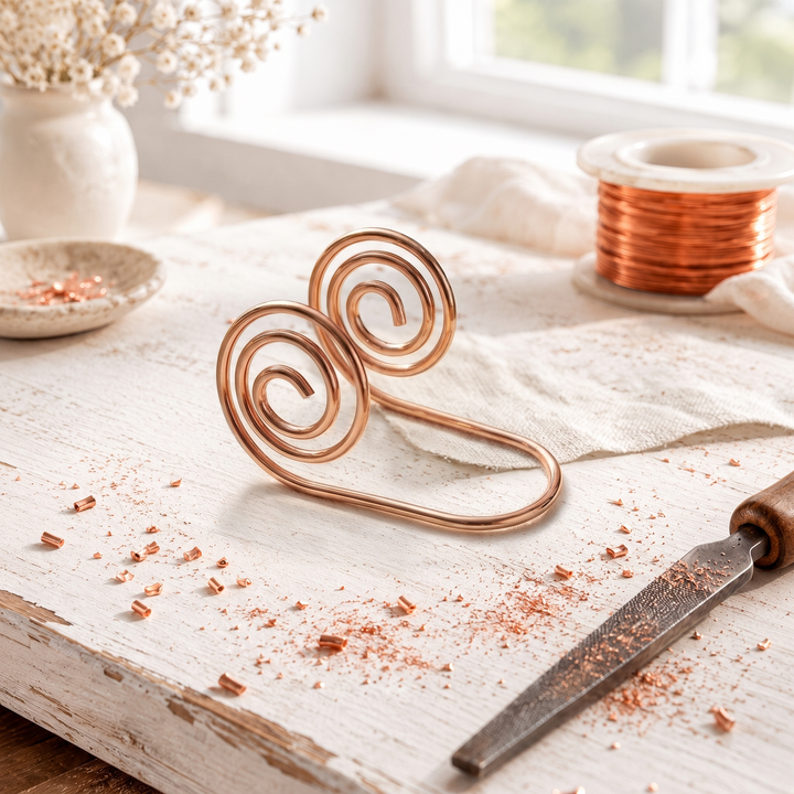 Volute Koperen Handspiral
