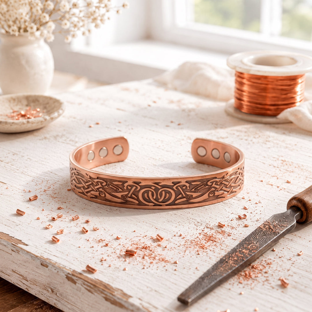 Knoopwerk Koper Armband