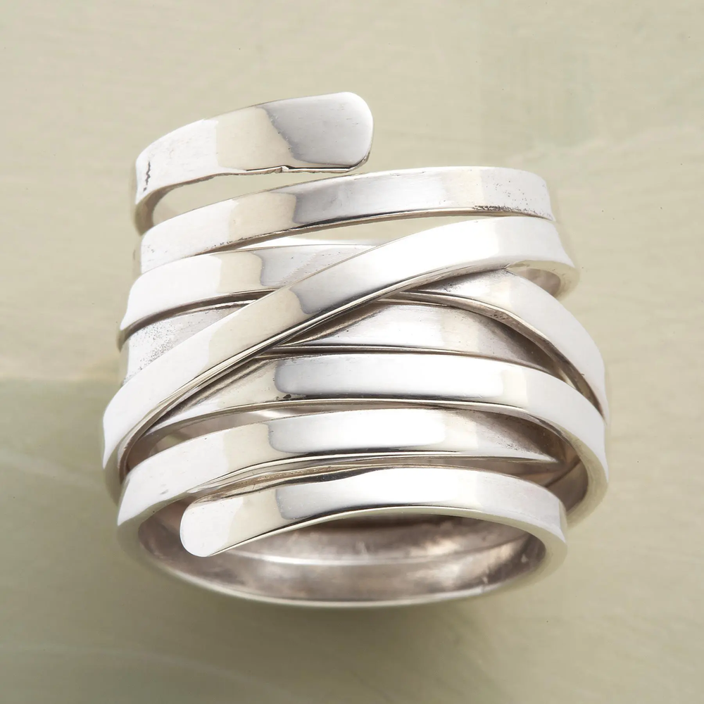 Elegante Vintage Zilveren Ring