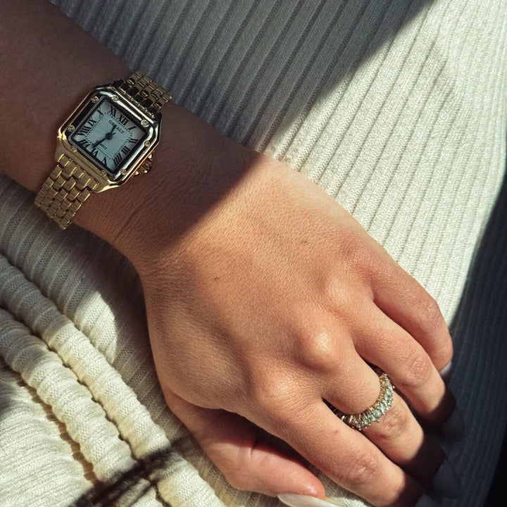 Elegante Gouden Horloge