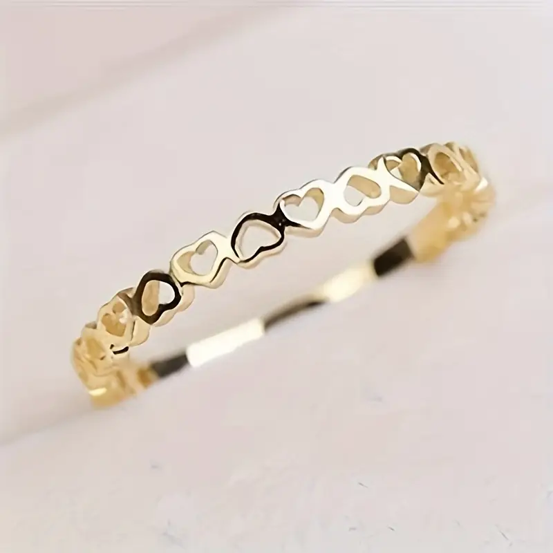 Gouden Hartjes Ring
