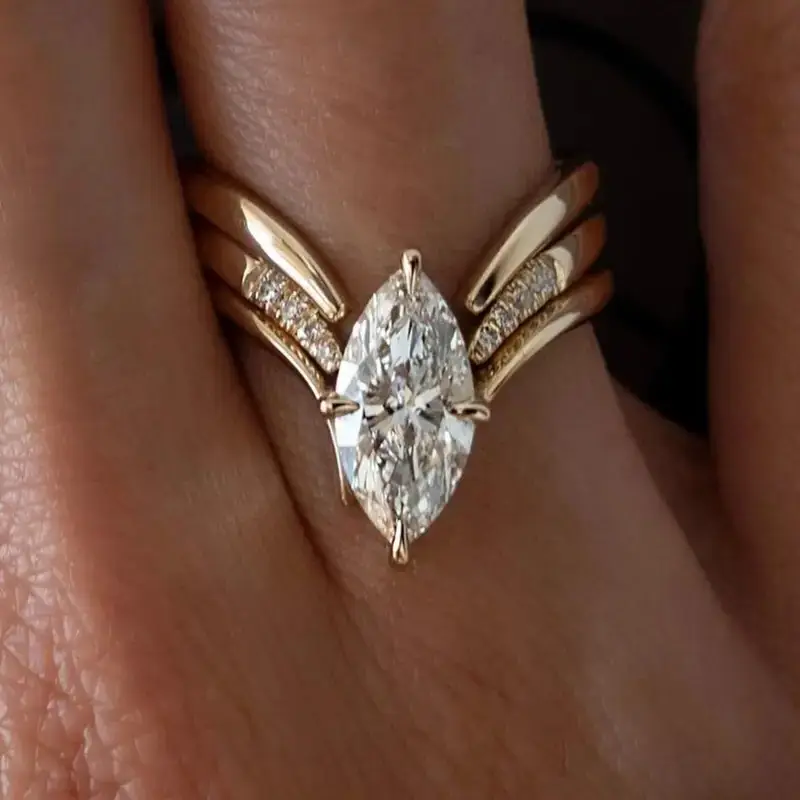 Gouden Ring “Goccia Reale”