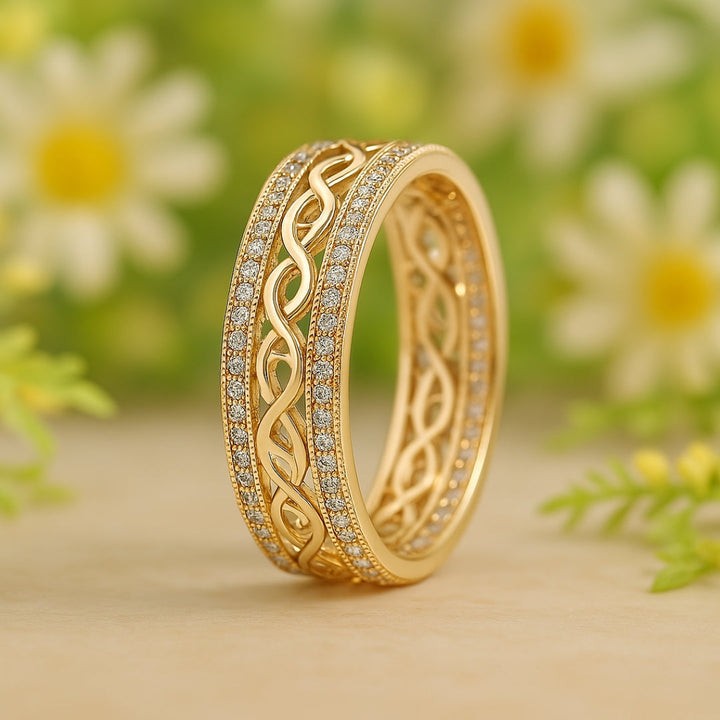 Gouden Ring “Luce Vuota”