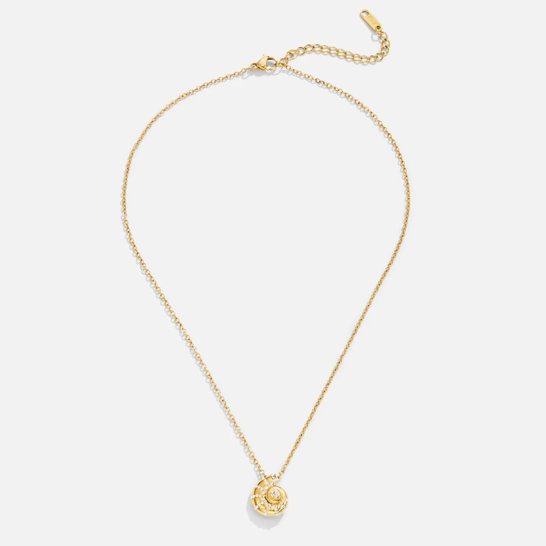 Halsketting met Schelp Crystal Hanger
