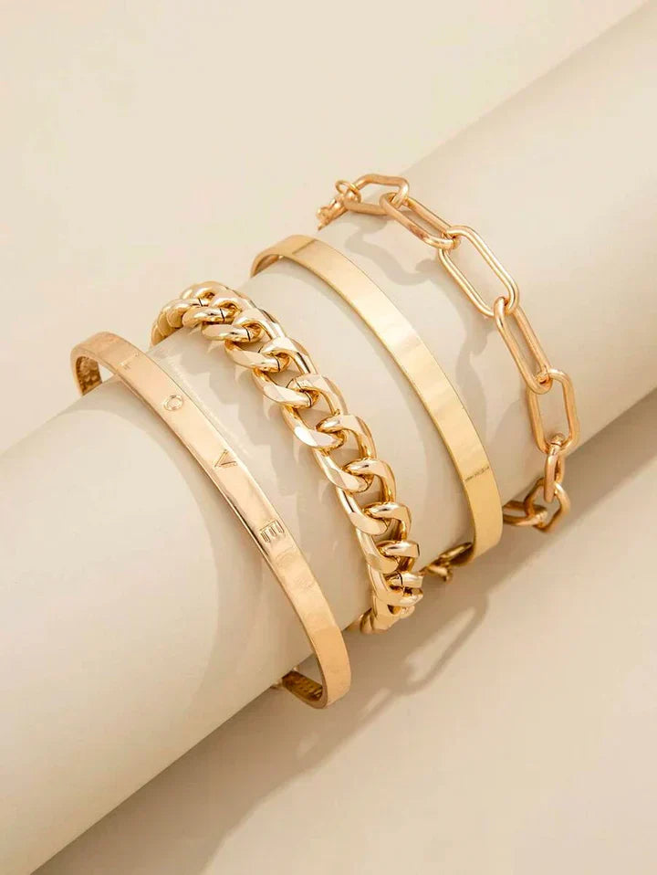 Set Bracciali Élan Mercer in Witgoud